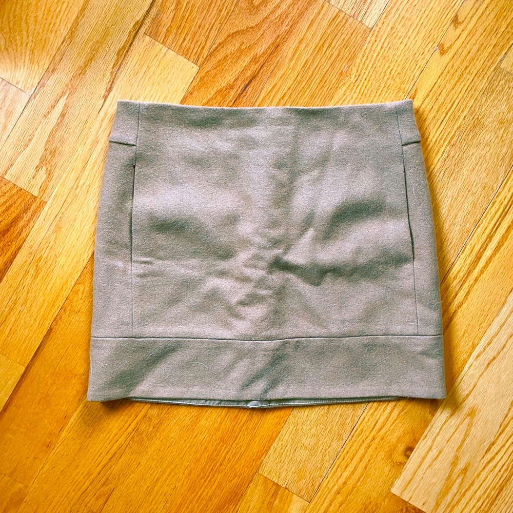 J. Crew | wool-blend skirt